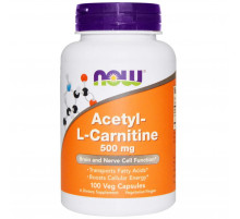 Ацетил карнитин Now Foods Acetyl-L-Carnitine 500 мг 100 капсул