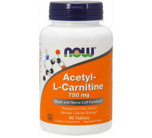 Ацетил карнитин Now Foods Acetyl-L-Carnitine 750 мг 90 таблеток