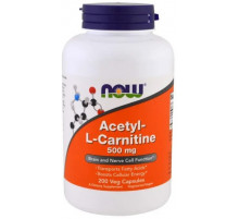 Ацетил карнитин Now Foods Acetyl-L Carnitine 500 мг 200 капсул