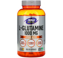 L-глютамин Now Foods L-Glutamine Sports 1000 мг 240 вег капсул