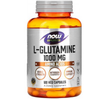 L-глютамін Now Foods L-Glutamine 1000 мг 120 вегетаріанських капсул