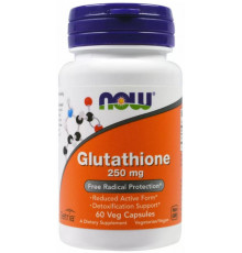 Глутатіон  Now Foods Glutathione 250 мг 60 вег капсул