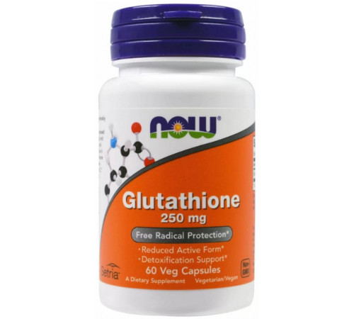 Глутатіон  Now Foods Glutathione 250 мг 60 вег капсул