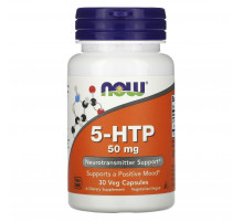 5-HTP 5-гідрокситриптофан Now Foods 5-HTP 30 капс
