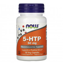 5-HTP 5-гідрокситриптофан Now Foods 5-HTP 30 капс