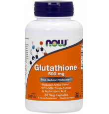 Глутатіон Now Foods Glutathione 500 мг 60 вег капсул