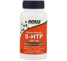 5-гідрокситриптофан Now Foods 5-HTP 200 мг 60 вег капсул