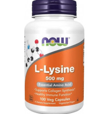 L-лізин Now Foods L-Lysine 500 мг 100 вег капс