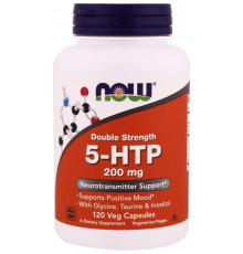 Амінокислота Now Foods 5-HTP 5-гідрокситриптофан 200 мг 120 вег капс