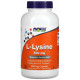 L-лізин Now Foods L-Lysine 500 мг 250 вегетаріанських капсул
