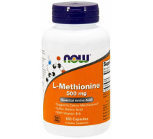 Метіонін Now Foods L-Methionine 500 мг 100 капсул