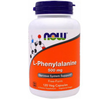 Фенилаланин Now Foods L-Phenylalanine 500 мг 120 вег капсул