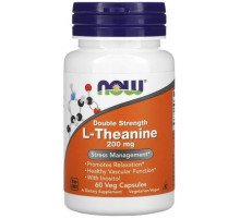 L-теанін Now Foods L-Theanine 200 мг 60 вегетаріанських капсул
