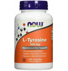 Тирозин Now Foods L-Tyrosine 500 мг 120 капсул