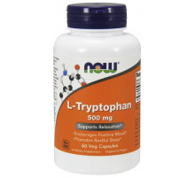 Триптофан Now Foods L-Tryptophan 500 мг 60 капс