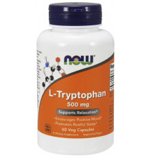 Триптофан Now Foods L-Tryptophan 500 мг 60 капс
