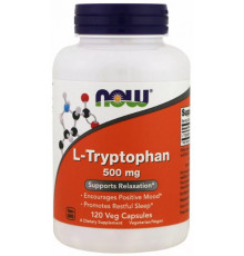 Триптофан Now Foods L-Tryptophan 500 мг 120 вег капсул