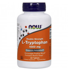 Триптофан  Now Foods L-Tryptophan 1000 мг 60 таблеток