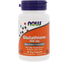 Глутатион Now Foods Glutathione 500 мг 30 капс