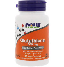 Глутатіон Now Foods Glutathione 500 мг 30 капс