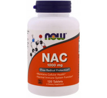 Ацетилцистеїн Now Foods NAC 1000 мг 120 таблеток