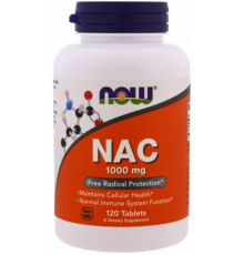 Ацетилцистеїн Now Foods NAC 1000 мг 120 таблеток