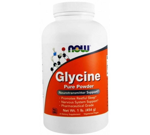 Гліцин Now Foods Glycine 454 грам