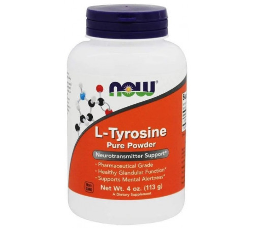 Тирозин Now Foods L-Tyrosine 113 грам