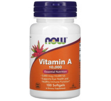 Вітамін А Now Foods Vitamin A 10000 МЕ 100 капсул