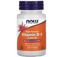 Вітамін Д-3 2000 Now Foods Vitamin D-3 120 капс