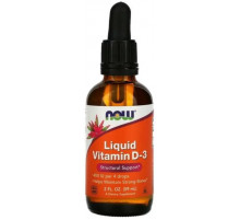 Витамин Д3 жидкий Now Foods Liquid Vitamin D-3 10 мкг (400 МЕ) 59 мл