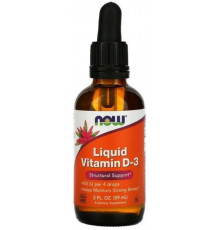 Витамин Д3 жидкий Now Foods Liquid Vitamin D-3 10 мкг (400 МЕ) 59 мл