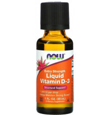 Витамин D3 Now Foods Vitamin D-3 1000 МЕ 30 мл