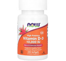 Витамин Д-3 Now Foods Vitamin D-3 240 гел капс