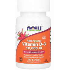 Вітамін Д-3 Now Foods Vitamin D-3 240 гел капс