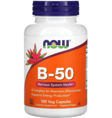 Витамины группы В-50 Now Foods B-50 100 капс