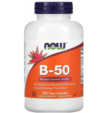 Витамины группы В-50  Now Foods B-50 250 вег капс