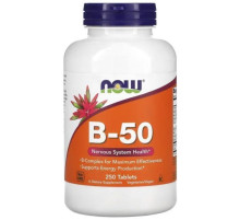 Вітаміни групи B Now Foods B-50 250 таблеток