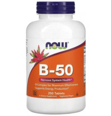 Витамины группы B Now Foods B-50 250 таблеток