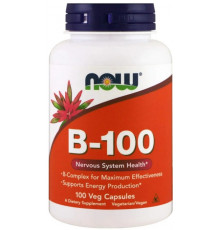 Витамины группы В-100 Now Foods Nervous System Health 100 вег капс