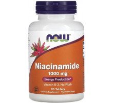 Ніацинамід Now Foods Niacinamide 1000 мг 90 таб