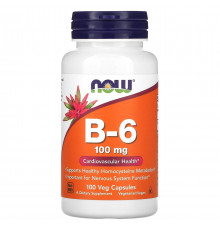 Вітамін В6 Now Foods Vitamin B-6 100 капс