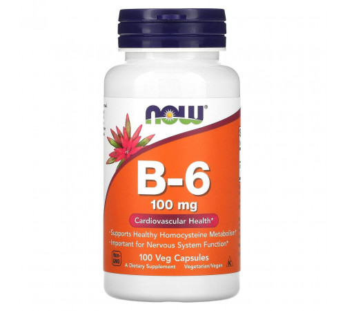 Витамин В6 Now Foods Vitamin B-6 100 капс