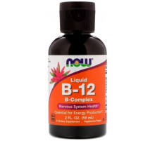 Комплекс витаминов группы В Витамин В12 Now Foods B-Complex В-12 59 мл