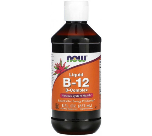 Витамин В12 комплекс Now Foods Liquid B-12 237 мл