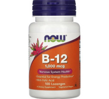 Вітамін В12 та фолієва кислота Now Foods B-12 With Folic Acid 1000 мкг 100 цук