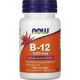 Вітамін В12 та фолієва кислота Now Foods B-12 With Folic Acid 1000 мкг 100 цук