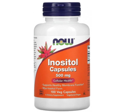 Інозітол Now Foods Inositol 500 мг 100 вег капс