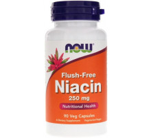 Ніацин (Вітамін В3) Now Foods  Flush-Free Niacin 250 мг 90 капс