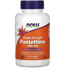 Пантетин Now Foods Pantethine 600 мг 60 гелевих капсул